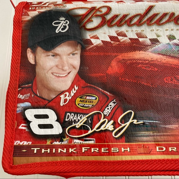 Nascar Dale Earnhardt JR. Track Cooler Insulated Lunch Bag Budweiser - Picture 4 of 11
